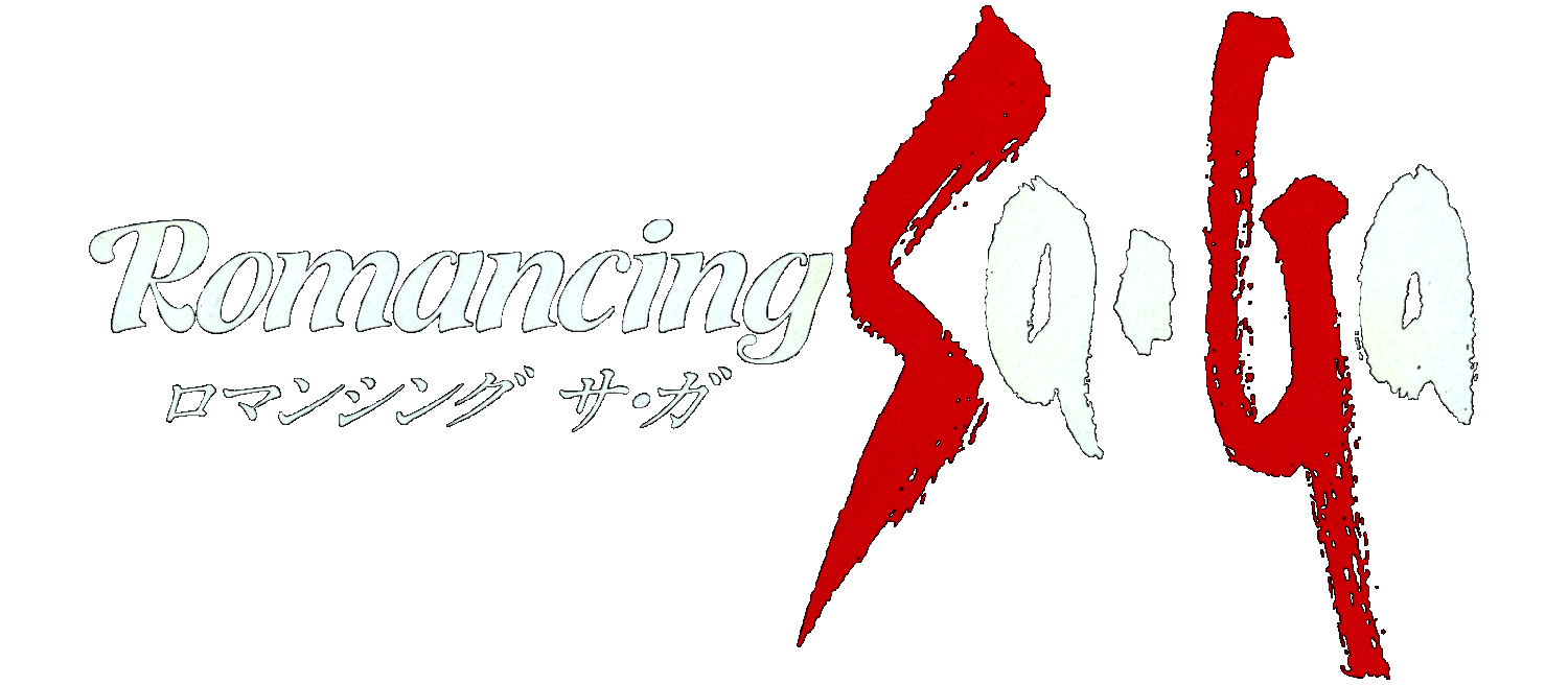 Romancing SaGa logo for Super Famicom